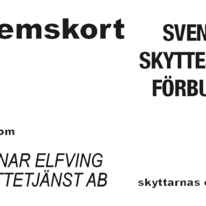 Medlemskort Svenska Skyttesportförbundet