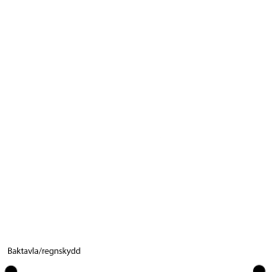 Baktavla/regnskydd till Sius Ascor