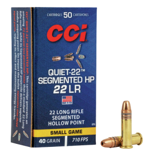 CCI .22 LR Segmented Quiet HP Small Game