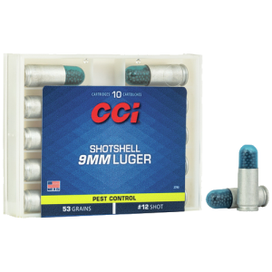 CCI Shotshell 9mm Luger Pest control