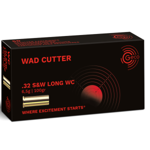 Geco .32 S&W Long Wad Cutter