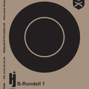 H-J B-Rondell 1 i flera färger